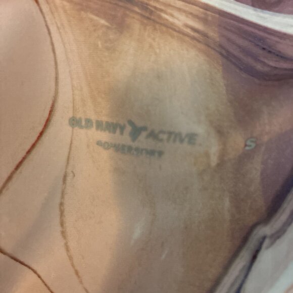 Old Navy Womens Size S High Rise Leggings Marble Print Stretch Active Pants - Picture 6 of 7